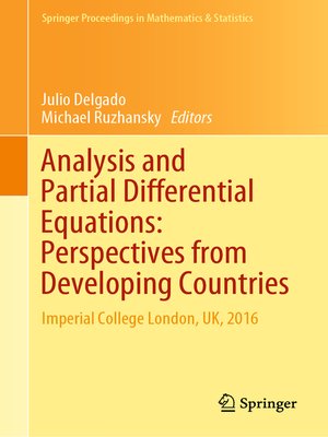 cover image of Analysis and Partial Differential Equations